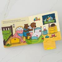 Goldilocks and the Three Bears: A Push, Pull and Slide book by Natascha Rosenberg