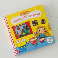 Goldilocks and the Three Bears: A Push, Pull and Slide book by Natascha Rosenberg