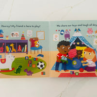 Busy Friends: Push Pull and Slide book - Wondertivity