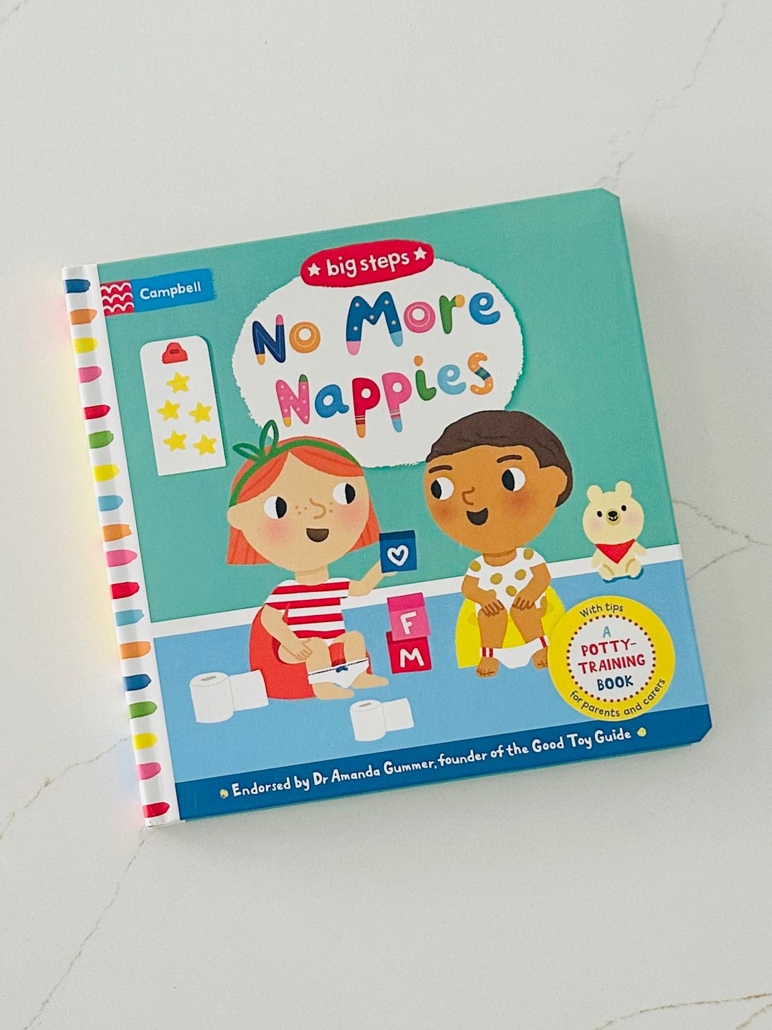 No More Nappies: A Push, Pull, Slide book by Marion Cocklico - Wondertivity