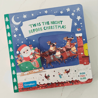 Twas the Night Before Christmas: A Push, Pull and Slide book - the perfect Christmas gift for toddlers! - Wondertivity