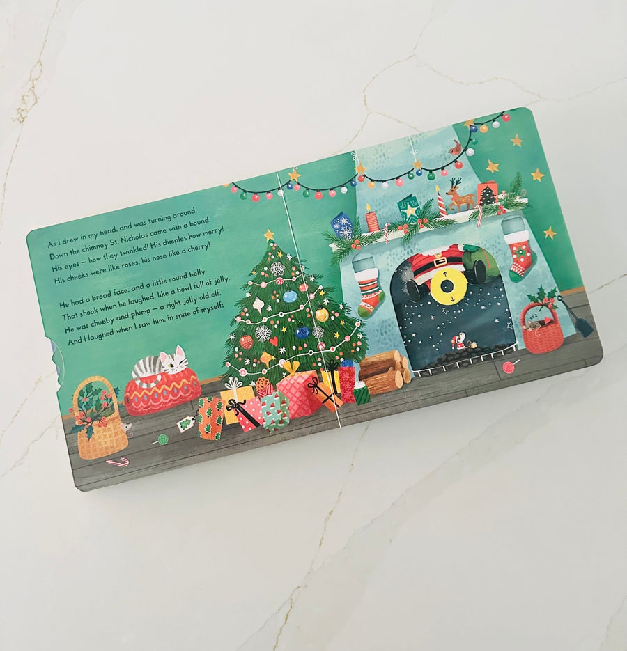 Twas the Night Before Christmas: A Push, Pull and Slide book - the perfect Christmas gift for toddlers! - Wondertivity