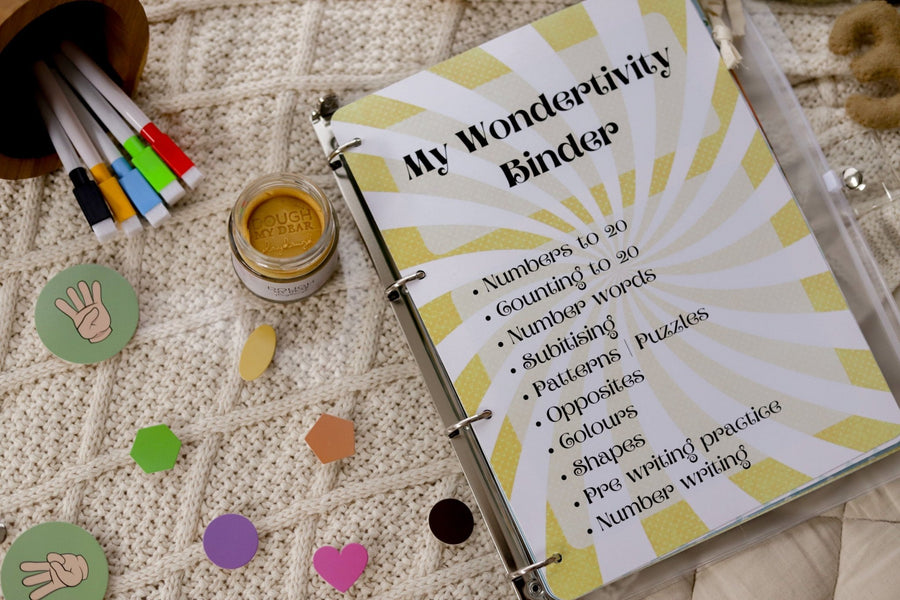 Yellow Learning Binder - Wondertivity